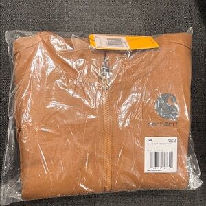 Carhartt Classic Brown BOYS' LONG-SLEEVE HALF-ZIP SWEATSHIRT CA6273